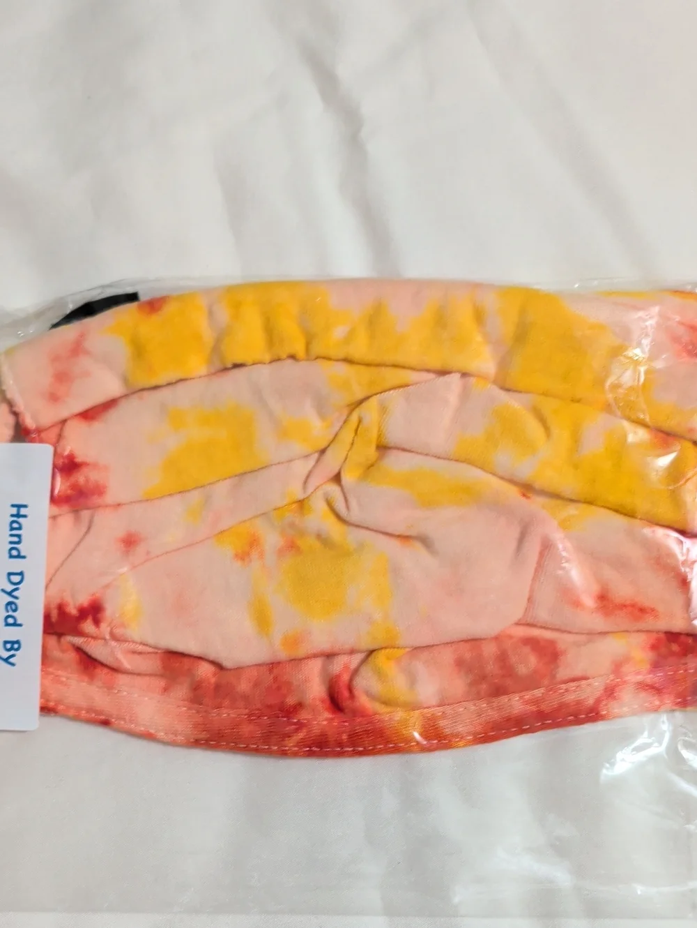 NWOT (004) Tultex Unisex Assorted Tie-Dye Face Masks Multi 8 Pack
